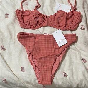 Dippin' Daisy's Coral Bikini Set
